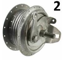 Mozzo Ruota Bici Mozzo Ruota Posteriore Bici - 36 Fori, Universale, Con  Attacco Disco Ricambio Mozzo Bici Metallo