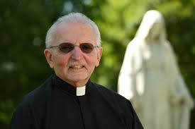 Father Frank Brauer, the quiet force that binds St. Francis Xavier  together, prepares to say goodbye