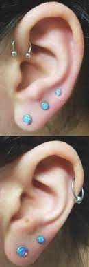 Dazzle Opal Ear Piercing In Lilac Celebrity Ear Piercings Helix Earrings Ear Piercings Tragus