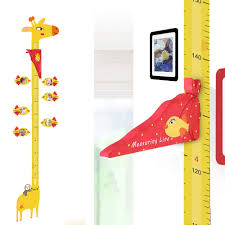 Easy to use children growth chart calculator. Baby Height Charts Magnetic Removable Wall Decal Ruler For Childrens Room Wall Baby Nursery Wall Stickers Ucmd 3d Growth Chart Kids Height Ruler Pink