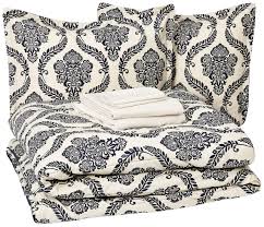 Machine washable gentle cycle with cold water. Amazon Basics 8 Piece Comforter Bedding Set King Blue And Tan Damask Microfiber Ultra Soft Buy Online In Antigua And Barbuda At Antigua Desertcart Com Productid 131303500