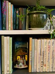 Tweaked This Book Nook With Mirrors And A Flameless Candle In 2020 Book Nooks Paper Book Travel Design