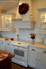 I just love glass front kitchen cabinets. Glass Shelves In Kitchen Cabinets Exquisitely Unremarkable