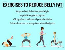 exercises to reduce belly fat femina in
