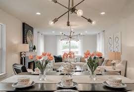 Armstrong Chandelier Via Blackdoorrenovation Kichler Dining Room Lighting Separate Rooms Mid Century Modern Aesthetic