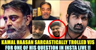 It stars sridevi and kamal hassan in the lead roles. Vijay Sethupathi Asked Apology To Kamal Haasan In Instagram Live Watch Chennai Memes
