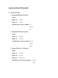 We did not find results for: Download Soal Matematika Fpb Dan Kpk Kelas 4 Doc
