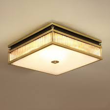 Modern Golden Copper Ceiling Light Square Led Lamps Home Lighting Fixtures For Bedroom Living Dining Room Ceiling Lights Aliexpress
