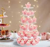 Amazon.com | Cupcake Stand, 6 Tier Clear Acrylic Cupcake ...