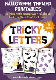 Halloween Letter Reversal Practice Letter Reversals Halloween Letters Life Skills Kids
