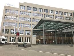 It usually looks like a shortened version of that bank's name. Datei Dz Bank Hauptstandort Dusseldorf Jpg Wikipedia