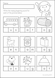 Beginning And Ending Sounds Worksheets Forergarten Answers Vowel Kindergarten Phonics Worksheets Phonics Kindergarten Literacy Worksheets