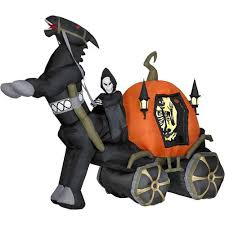 Maybe you would like to learn more about one of these? 6 Foot Halloween Inflatable Reaper Carriage With Horse Halloween Inflatables Halloween Wishes Halloween Costume Store
