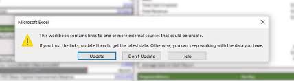 If this button is greyed out, that means there is no linked data in your workbook. Permanently Remove Update Links Alert In Microsoft Excel A Cre