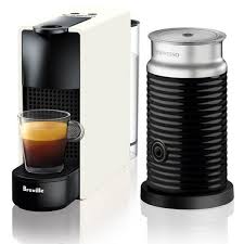Each coffee machine in our range has been carefully created to extract exceptional coffee that can be tailored to every unique taste. Breville Bec250wht Nespresso Essenza Mini Bundle Coffee Machine Appliances Online