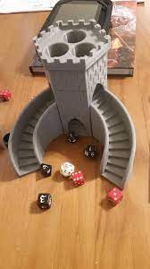 3d Printed Dice Tower 3dprinter 3d Printing Diy 3d Printer 3d Printing