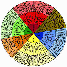 circle of emotions color feelings chart emotion chart