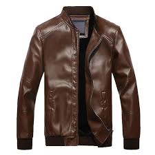 New Arrival Autumn Winter Fashion Men S Leather Jacket With Fur Inside Solid Warm Windbreaker Jacket Muzhskaya Zimnyaya Moda Kurtka Kozhanaya Kurtka