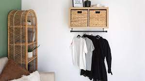 Picture rail moulding kit includes 5 each of white rail hooks, 72 inch invisible loop cord plus 6 adjustable hooks. How To Hang A Clothes Rail Bunnings Australia