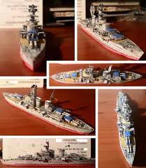 All these models are of the same scale which is 1/700. Papermau Hand Drawn Ww2 S German Battleship H 44 Class Paper Modelby Aolrumi001
