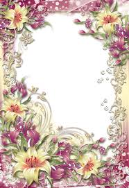 Transparent Png Photo Frame With Yellow Flowers Flower Frame Floral Border Floral