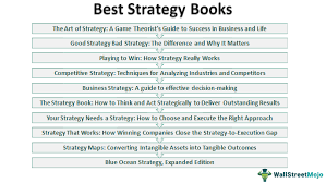 Sources include interviews, biographies, podcast transcripts, public online lists, and more. Strategy Books 10 Best Books For Business Corporates
