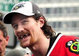 The alternate captain for the blackhawks was drafted in 2002… and since then he has grown with the team helping lead the way to two stanley cup wins over the last decade. I Took One Breath And It Felt Like My Whole Mouth Was Missing So I Knew There Were Some Teeth Gone I M Missing Chicago Sports Nhl Hockey Jerseys Hockey Humor