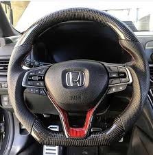2020 accord touring 2.0t shown for demonstration purposes. Honda Accord 2008 2019 Carbon Fiber Steering Wheel Socal Garage Works
