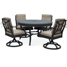5 Piece Outdoor Patio Dining Set With Swivel Chairs Antioch Rc Willey Furniture Store Patio Dining Patio Dining Set Patio Furniture Sets