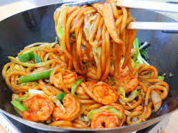 15-Min Shrimp Udon Stir-Fry Recipe - CiCi Li, Asian Home Cooking