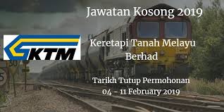Keretapi Tanah Melayu Berhad Jawatan Kosong Ktmb 04 11 February 2019 Keretapi Tanah Melayu Berhad Ktmb Calon Yang Sesuai Untu Train February Movie Posters