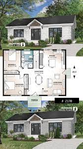 Many of these two bed house designs boast open floor plans, 1, 2, 2.5, or 3 baths, garage, basement, and more. Discover The Plan 2170 Briere Which Will Please You For Its 2 Bedrooms And For Its Ranch Styles Sims House Plans Bungalow House Plans Basement House Plans