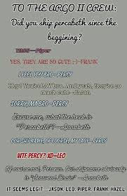 Percabeth Their Shipname Must Be Seaweed Brain Percy Jackson Funny Percy Jackson Memes Percy Jackson Fandom