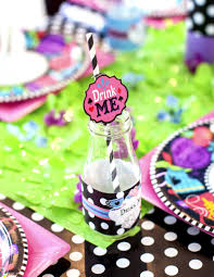 She sees a white rabbit who appears to be in a hurry. A Wonderland Birthday Mad Tea Party Party Ideas Party Printables Blog
