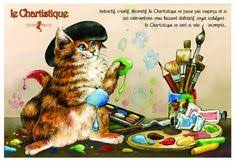 Carte Postale Le Chartistique Carte Postale Postale Illustration De Chat