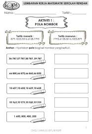 Latihan pola nombor tahun 3. Topik Pola Nombor Memahami Anisbookstoreonline Facebook