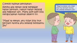 Induk kalimat menyatakan sebab, dan anak kalimat menyatakan akibat; Kalimat Penolakan Tematik Kelas 2 Tema 1 Subtema 4 Youtube
