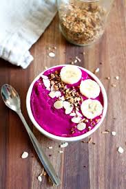 Pitaya is another name for dragon fruit. Almond Banana Dragon Fruit Bowl