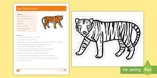 The tiger (panthera tigris) is the largest living cat species and a member of the genus panthera. Tiger Shaving Cream Craft Teacher Made