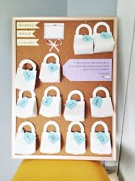 How to make a wedding advent calendar! Wedding Advent Calendar For Bride