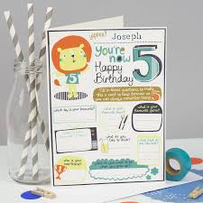 For example, in this article i decided to use a cute young clown as my foreground object. Personalised Boy S 5th Birthday Card By Tandem Green Notonthehighstreet Com