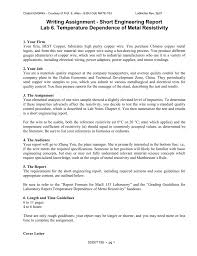 I have many years of experience in the field, and i am a certified and highly trained engineer. Lab 6 Report Assignment