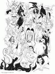 Give us some feedback on pages you have used and enjoyed. Free Disney Villains Coloring Pages Coloring Home
