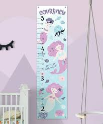 Lmt Creative Mermaid Personalized Growth Chart Zulily
