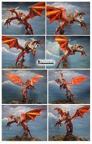 rothand studio khorne lord on chaos dragon conversion scylla anfingrim spawn chaos dragon dragon chaos