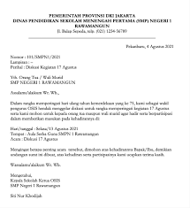 Check spelling or type a new query. Contoh Surat Dinas Sekolah Smp Dan Format Membuatnya Kumparan Com