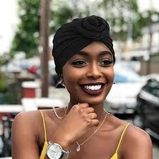 African Women Turban Caps Pre-Tied Twisted Turbans for Women Head Scarf for  Women Hair Wraps Cover Beanie Cancer Chemo Headwear for Black Women, 1 Pack  Flower: Black, One Size : Amazon.co.uk: Fashion