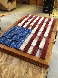 Scrap 2x4 Flag Wilker Do S Scrap Wood Crafts Scrap Wood Projects Flag Decor