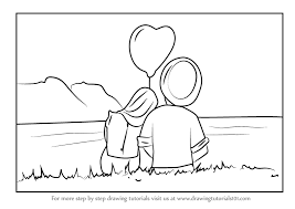Learn How To Draw Couple In Love Valentine S Day Step By Step Drawing Tutorials Learn draw traditional & digital. learn how to draw couple in love