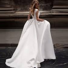 Wedding dresses ball gown style are flattering and are available in numerous styles such as a satin or a lace ball gown wedding dresses. Satin Pleated Wedding Dress Pockets Nz Buy New Satin Pleated Wedding Dress Pockets Online From Best Sellers Dhgate New Zealand